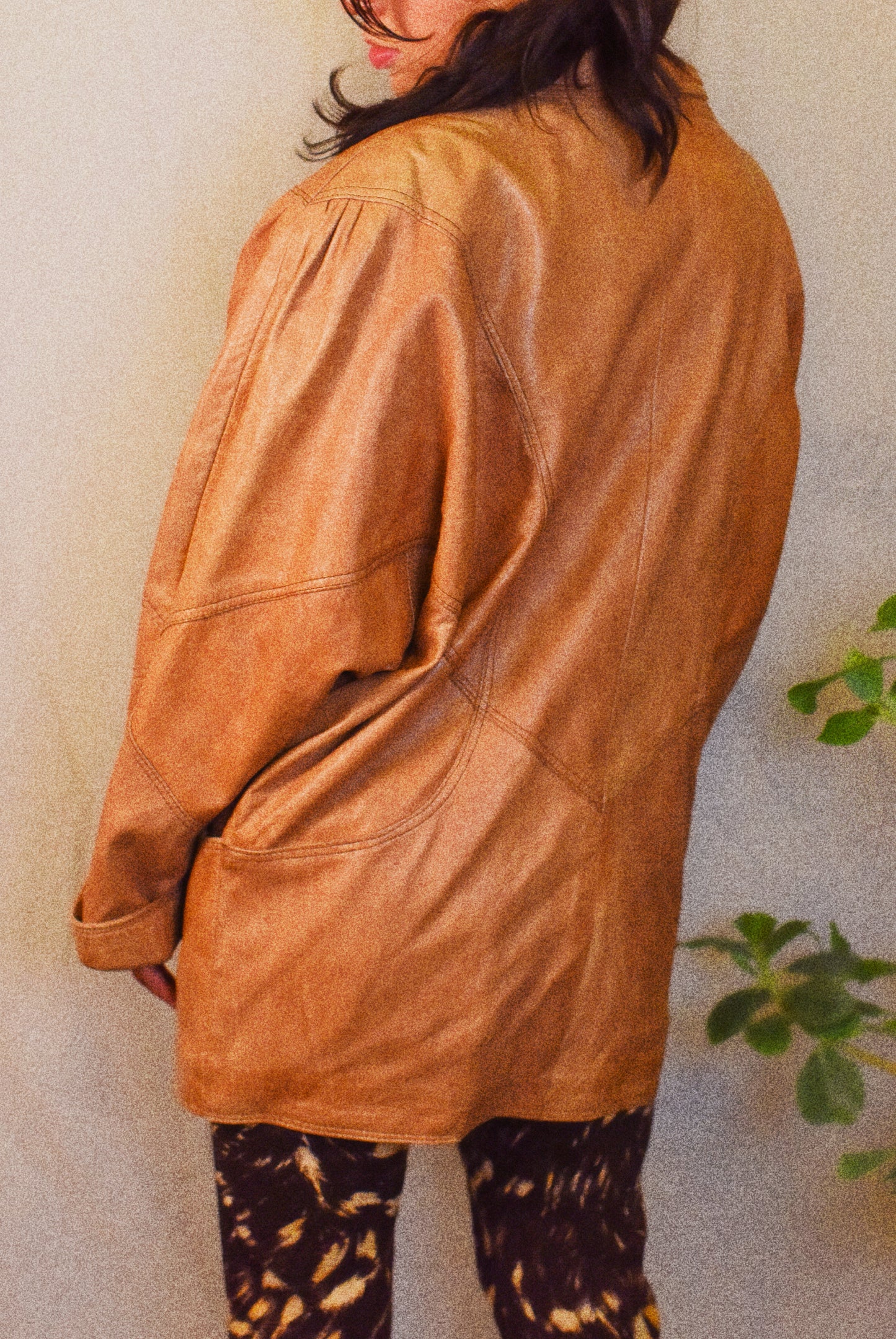 Vintage leather jacket